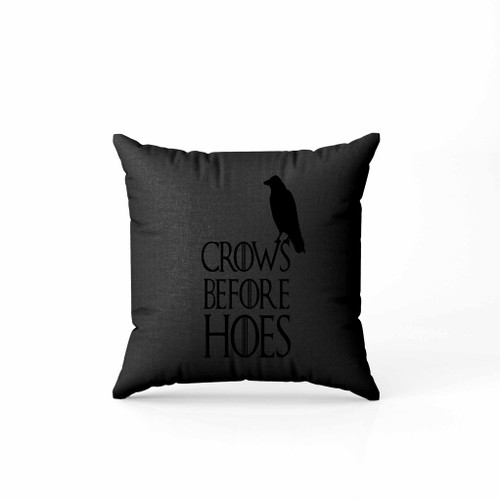 Crows Before Hoes Pillow Case Cover