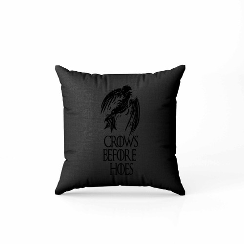 Crows Before Hoes 2 Pillow Case Cover Crows Before Hoes 2 Pillow Case Cover