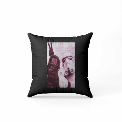 Darth Vader And Stormrooper Selfie Pillow Case Cover