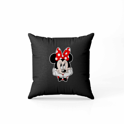 Disney Minnie Mouse Hipster Nerdy Pillow Case Cover