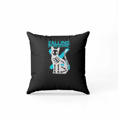 Falling In Reverse Skeleton Cat Pillow Case Cover