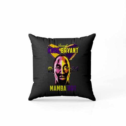 Farewell Kobe Bryant 8 24 Mamba Out Pillow Case Cover