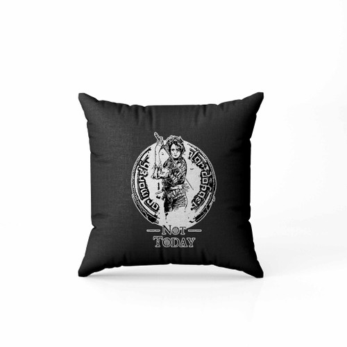 Game Of Thrones Not Today Arya Stark Pillow Case Cover