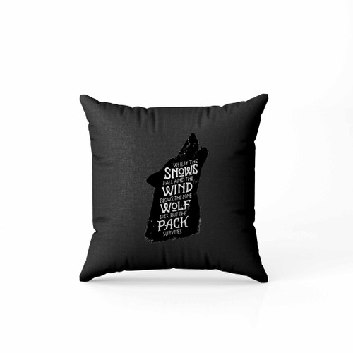 Game Of Thrones Wolf Quote Pillow Case Cover