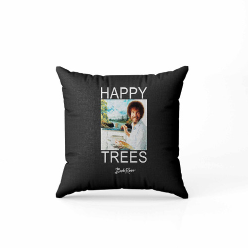 Happy Trees Bob Ross Pillow Case Cover