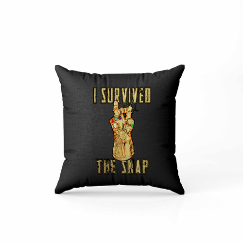 I Survived The Snap Thanos Funny Sizes Marvel Infinity Pillow Case Cover I Survived The Snap Thanos Funny Sizes Marvel Infinity Pillow Case Cover
