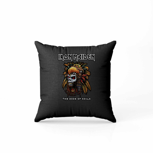 Iron Maiden Logo Skull The Book Of Souls Pillow Case Cover
