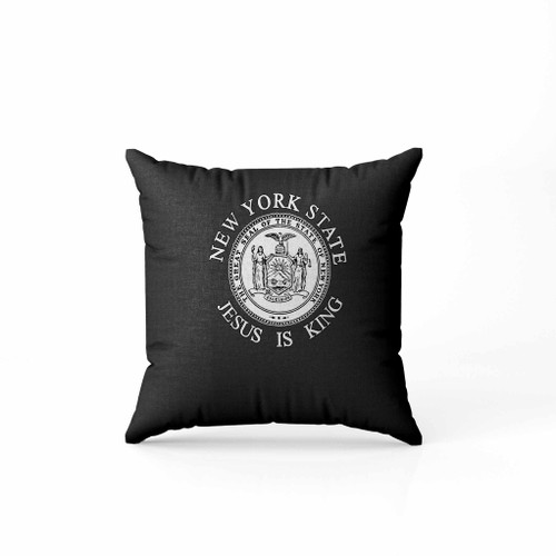 Jesus Is King New York State Pillow Case Cover