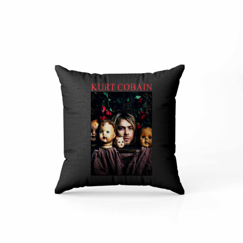 Kurt Cobain Nirvana Doll Heads Pillow Case Cover