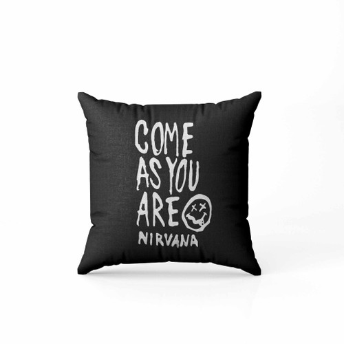 Kurt Cobain Nirvana Quote Come As You Are Pillow Case Cover