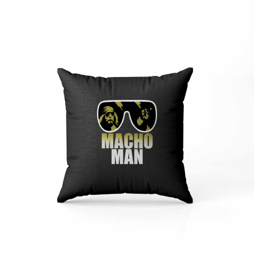 Macho Man Randy Savage Sunglasses Logo Pillow Case Cover