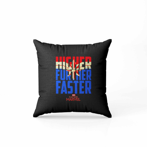 Marvel Captain Marvel Higher Faster Pillow Case Cover Marvel Captain Marvel Higher Faster Pillow Case Cover