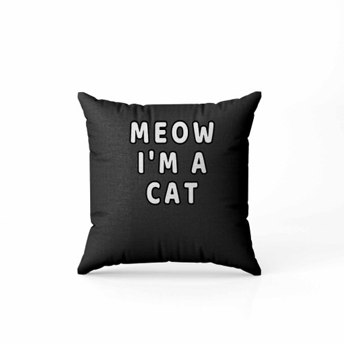 Meow Cat Halloween Costume Pillow Case Cover