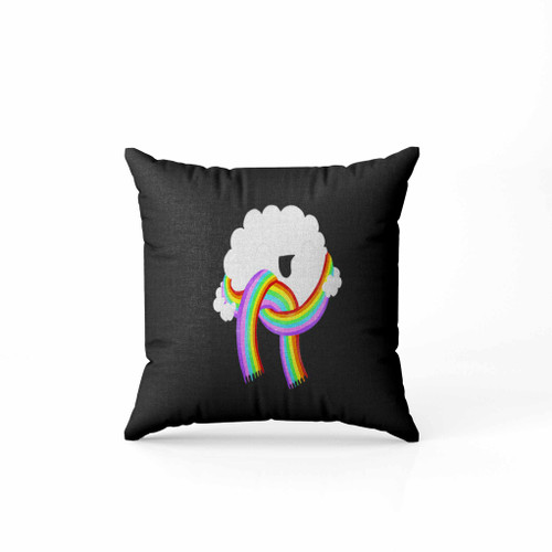 Mr Clouds With Rainbow Pillow Case Cover Mr Clouds With Rainbow Pillow Case Cover