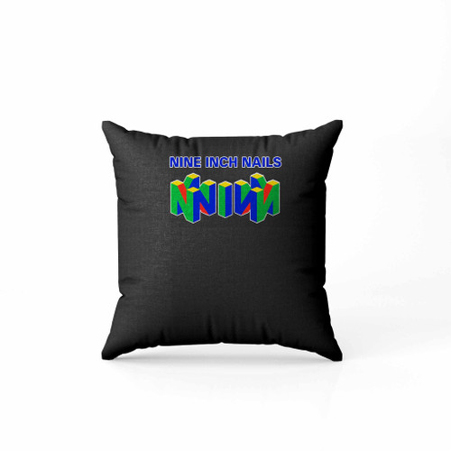 Nin Nine Inch Nails Mashup Nintendo Logo Pillow Case Cover