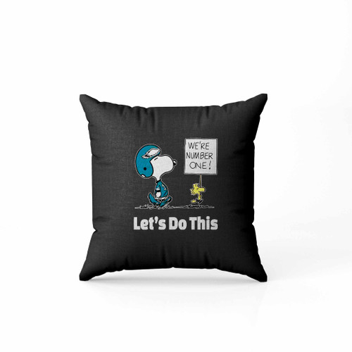 Philadelphia Eagles Snooopy We Are No1 Pillow Case Cover