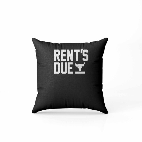 Rent%E2%80%99S Due The Rock Under Armour Pillow Case Cover