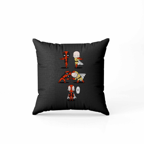 Saitama X Deadpool Fusion Pillow Case Cover