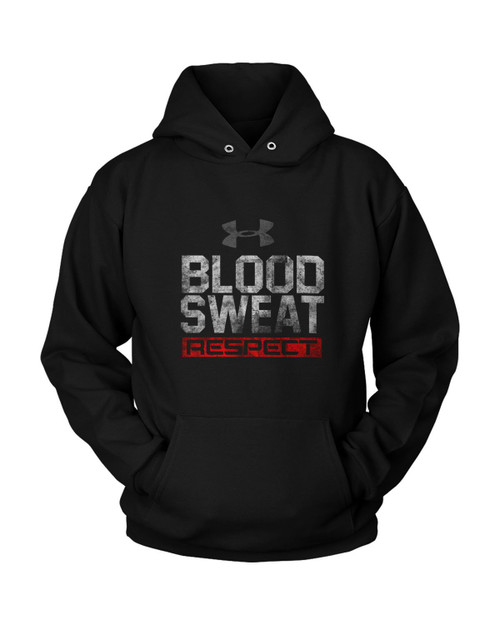 Blood Sweat Respect Retro Unisex Hoodie