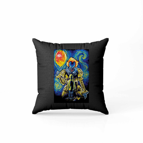 Starry It Derry Halloween Night Pillow Case Cover