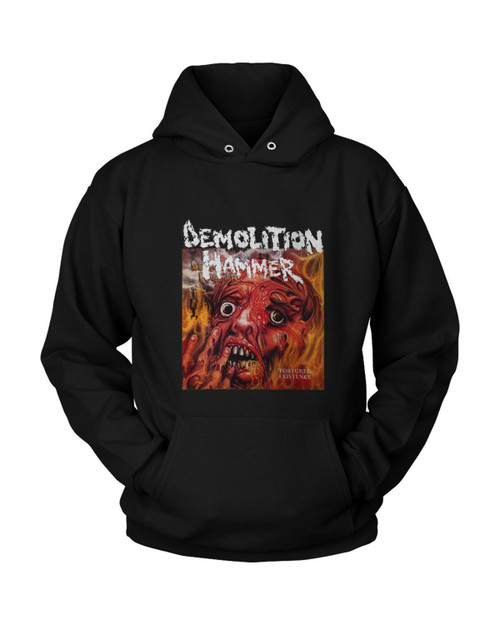Demolition Hammer Tortured Existence Cover Unisex Hoodie