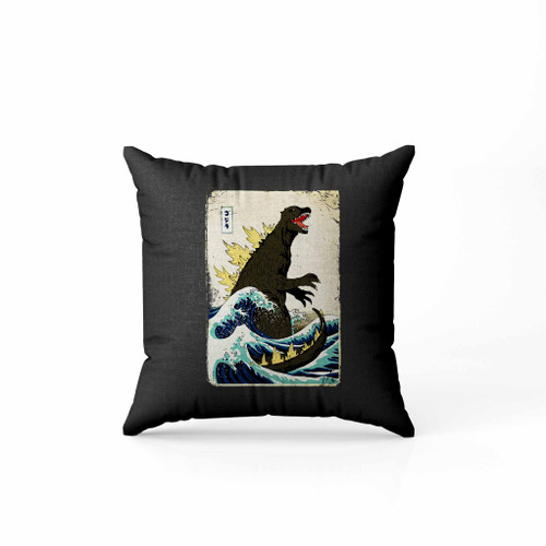 The Great Godzilla Off Kanagawa Pillow Case Cover