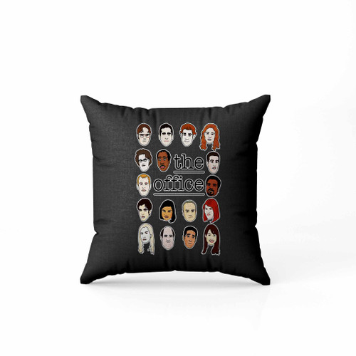 The Office Tv Show Cartoon Character Cast Pillow Case Cover