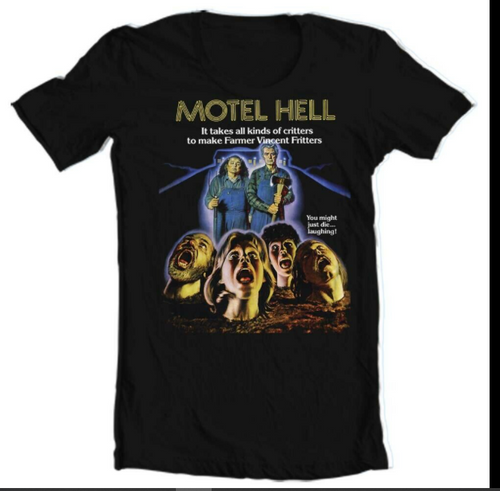 Motel Hell Retro 1980S Horror Movie Classic Man's T-Shirt Tee