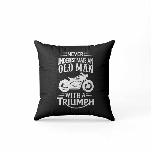 Mens Never Underestimate An Old Man On A Bike Grandpa Ringneck Tumbler