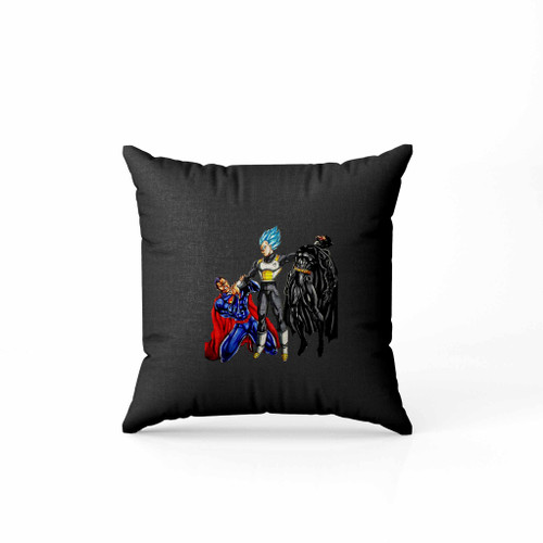 Vegeta Vs Batman And Superman Pillow Case Cover
