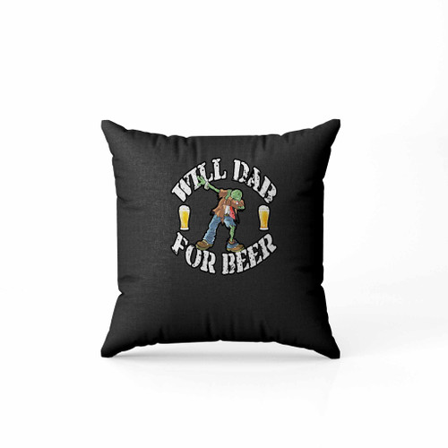Zombie Beer Drinking Halloween Dab Party Pillow Case Cover