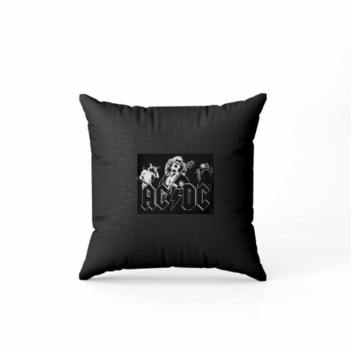 Acdc Black And White Pillow Case Cover