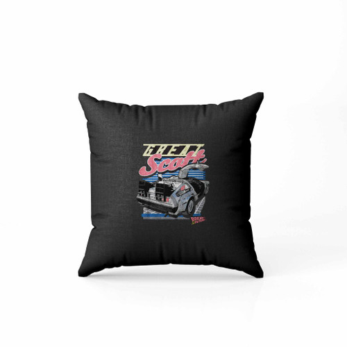 Back To The Future Great Scott Delorean Car Pillow Case Cover