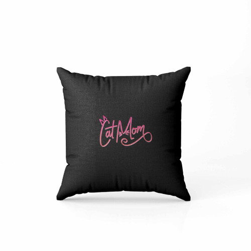 Best Cat Mom Logo Pillow Case Cover