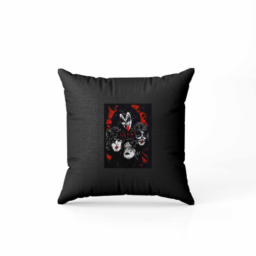 Graphic Kiss Band Rock Heavy Metal Pillow Case Cover