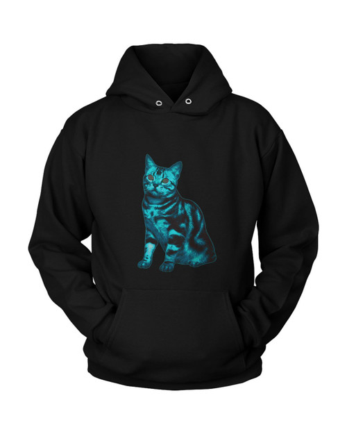 Hypnotic Cat Graphic Unisex Hoodie