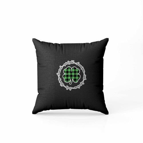 Lucky St Patricks Day Logo Art Pillow Case Cover