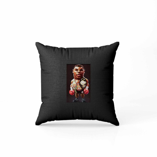 Mike Tyson Iconic Boxer Champion Belt Fighter Boxing Gloves Cartoon Big Head Pillow Case Cover