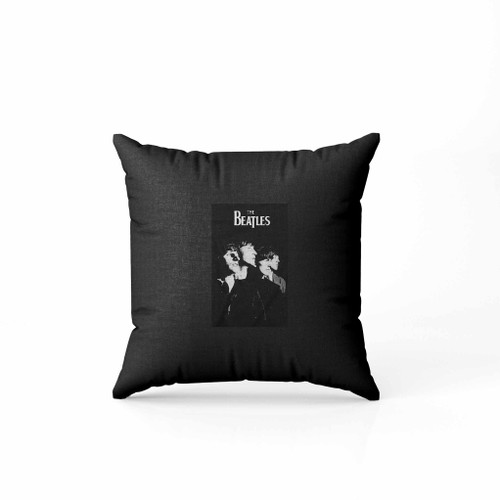 The Beatles Portrait Black White Pillow Case Cover