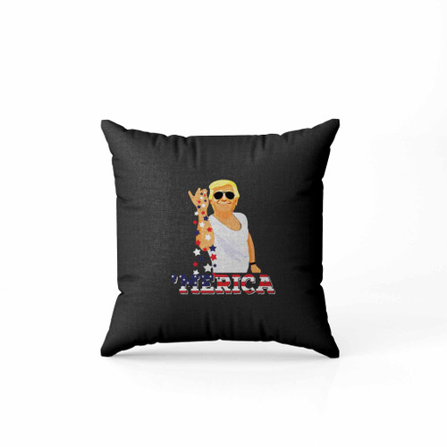 Trump Merica Logo Art Pillow Case Cover