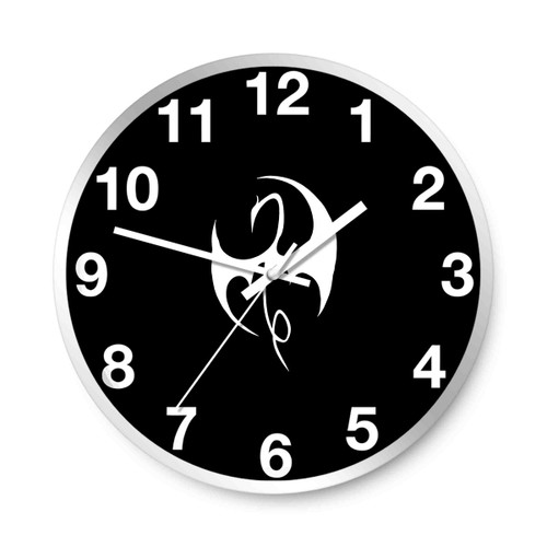 2018 Iron Fist Dragon Distressed Logo Superhero Wall Clocks