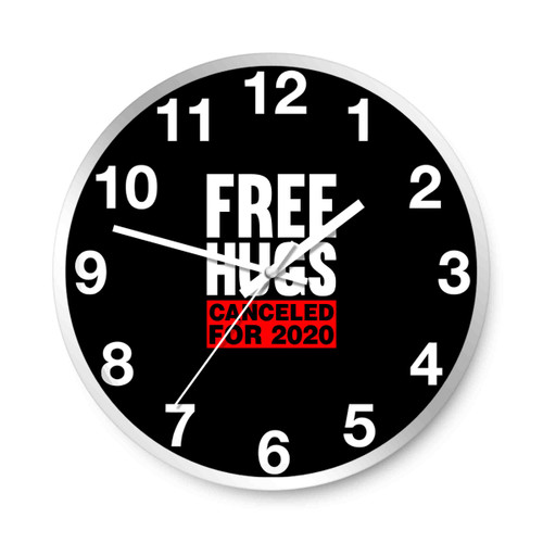 2020 Free Hugs Wall Clocks