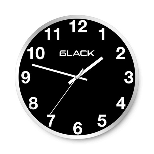 6Lack Logo Wall Clocks