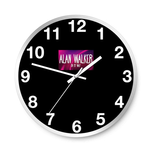 Alan Walker On My Way Poster Wall Clocks