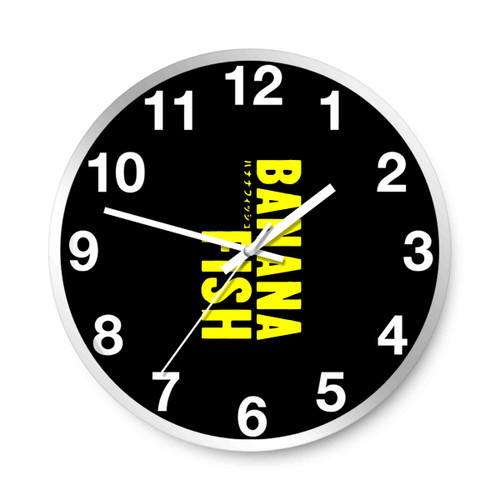 Anime Banana Fish Cosplay Wall Clocks