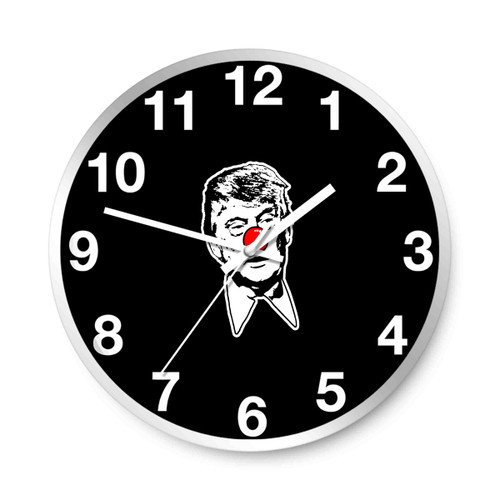 Anti Trump Not My President Donald Trump Clown Wall Clocks