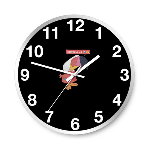 Blessed Be The Froot Funny Wall Clocks