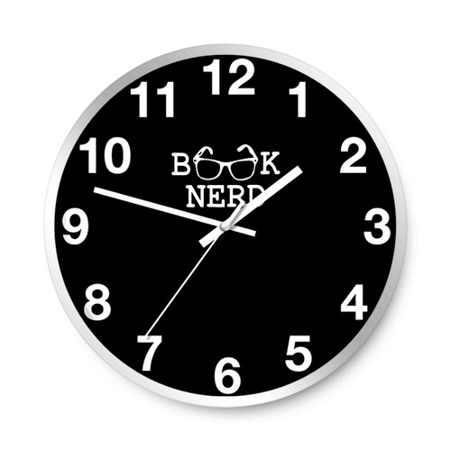 Book Nerd Funny Reading Wall Clocks