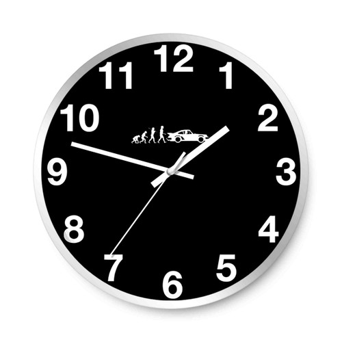 Classic 911 Turbo Evolution Of Man Wall Clocks
