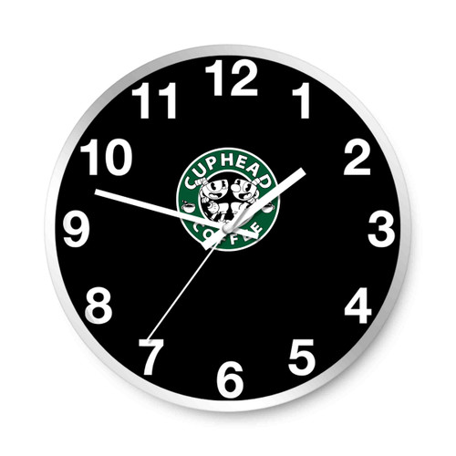 Cuphead Mugman Coffee Wall Clocks